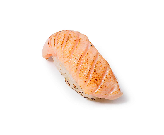 Нигири опаленый лосось 1