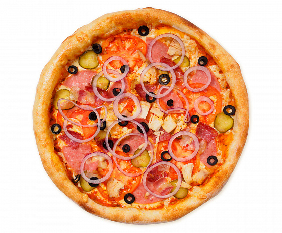 Пицца мясное ассорти 1